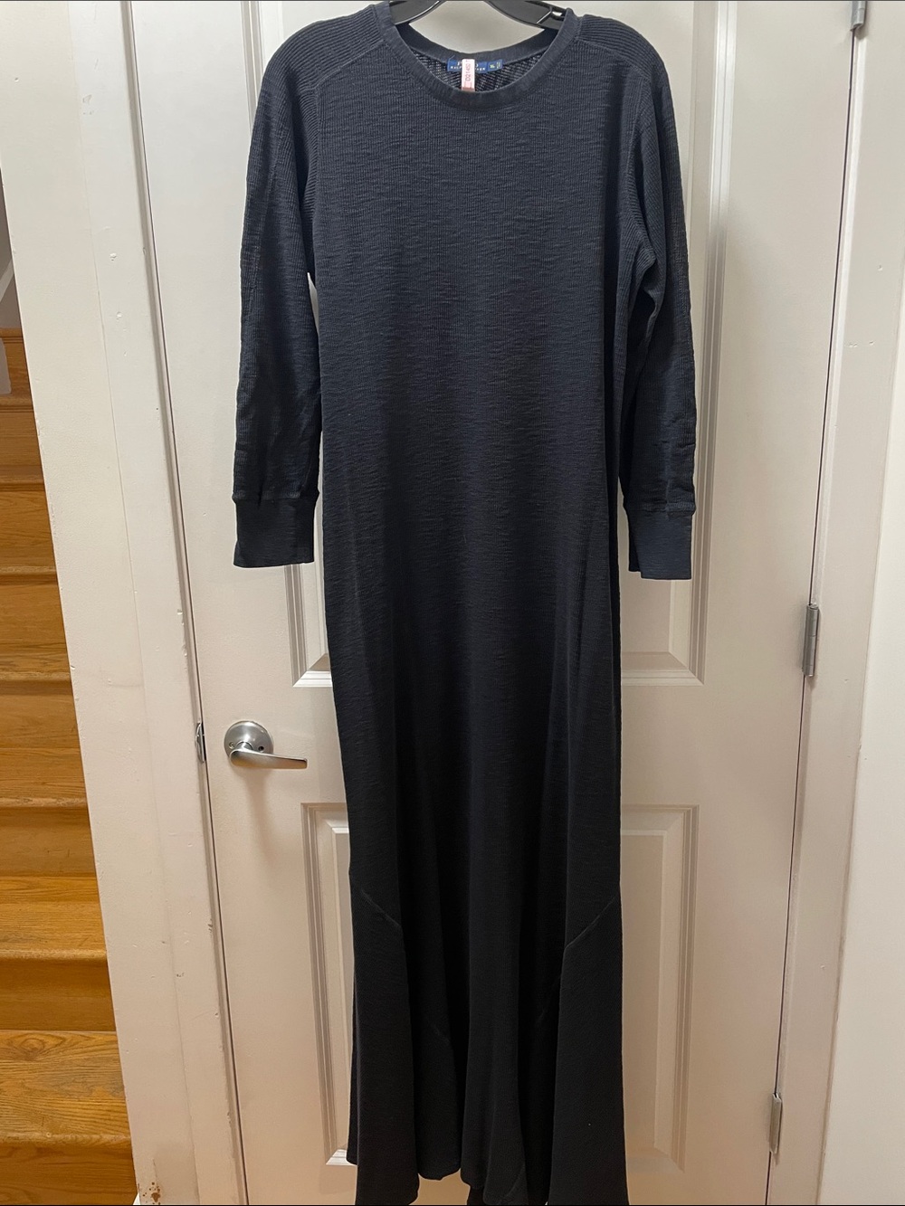 Polo by Ralph Lauren Black Maxi Long Sleeve Dress
